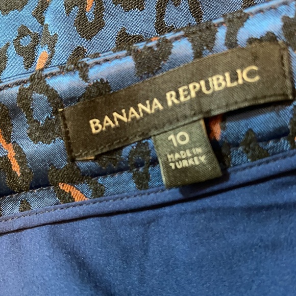 Blue Leopard Print Mini Skirt - Picture 6 of 14